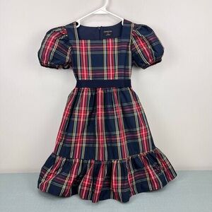 Crewcuts Plaid Dress - Red and Blue